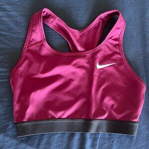 Nike Maroon sports bra